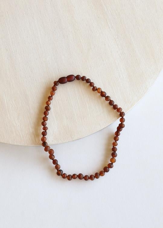 CanyonLeaf Kids Raw Cognac Amber Necklace