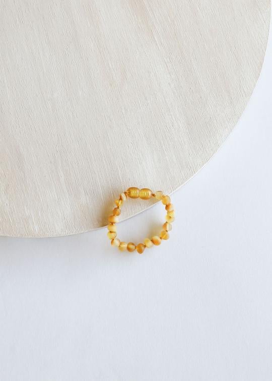 CanyonLeaf Kids Raw Honey Amber Anklet or Bracelet